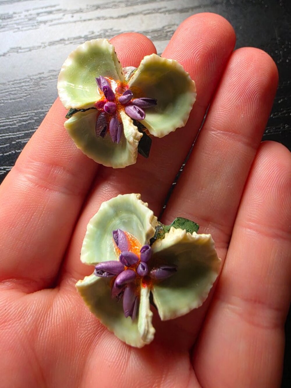 Vintage (1950s-60s) Seashell Earrings